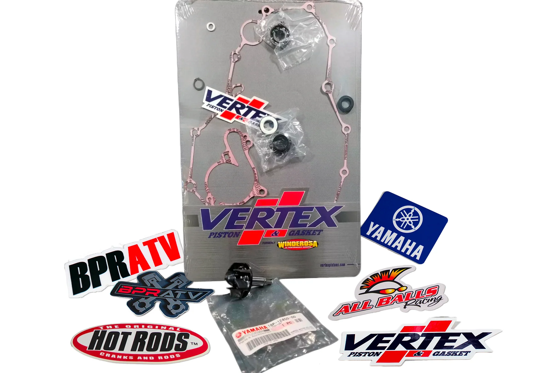 Yamaha OEM YFZ450R YFZ 450R Water Pump Kit Hot Rods Vertex OE Shaft Seal Gaskets - Image 2