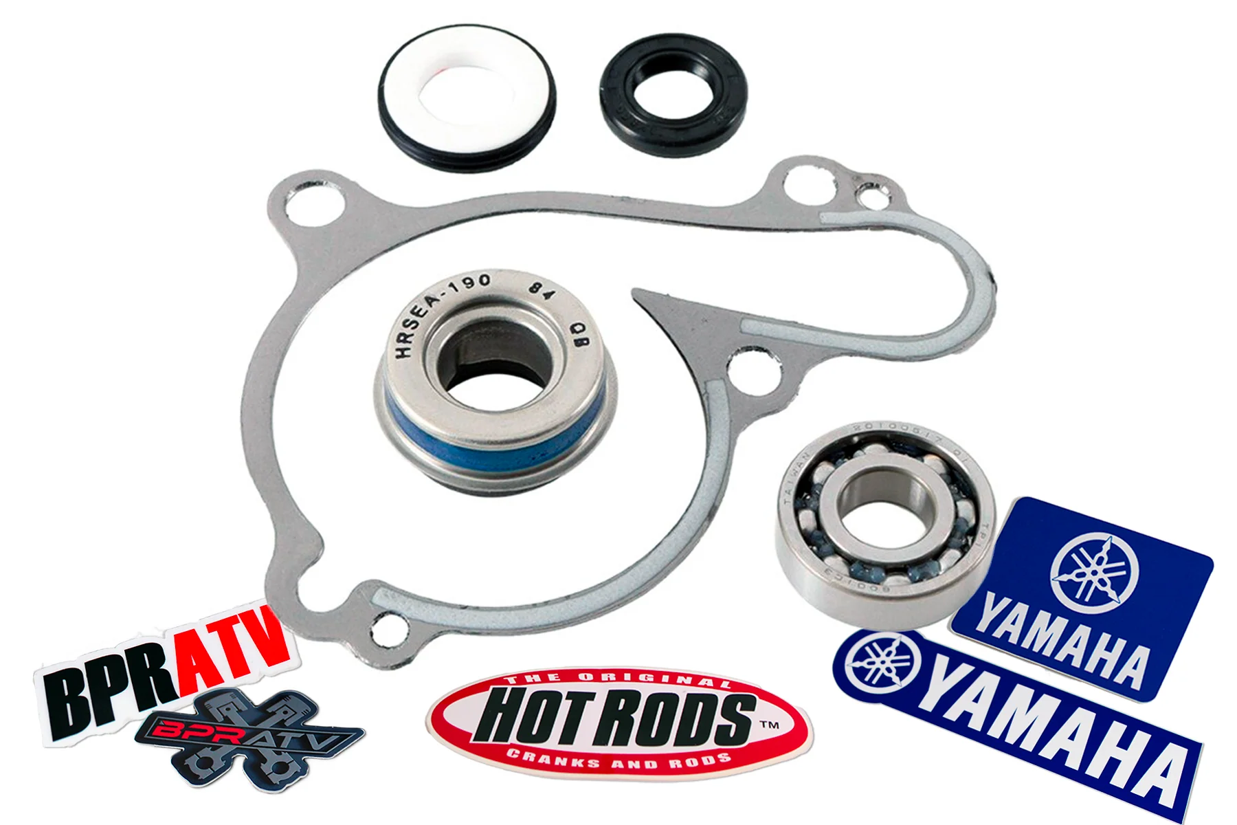 Yamaha OEM YFZ450R YFZ 450R Water Pump Kit Hot Rods Vertex OE Shaft Seal Gaskets - Image 9