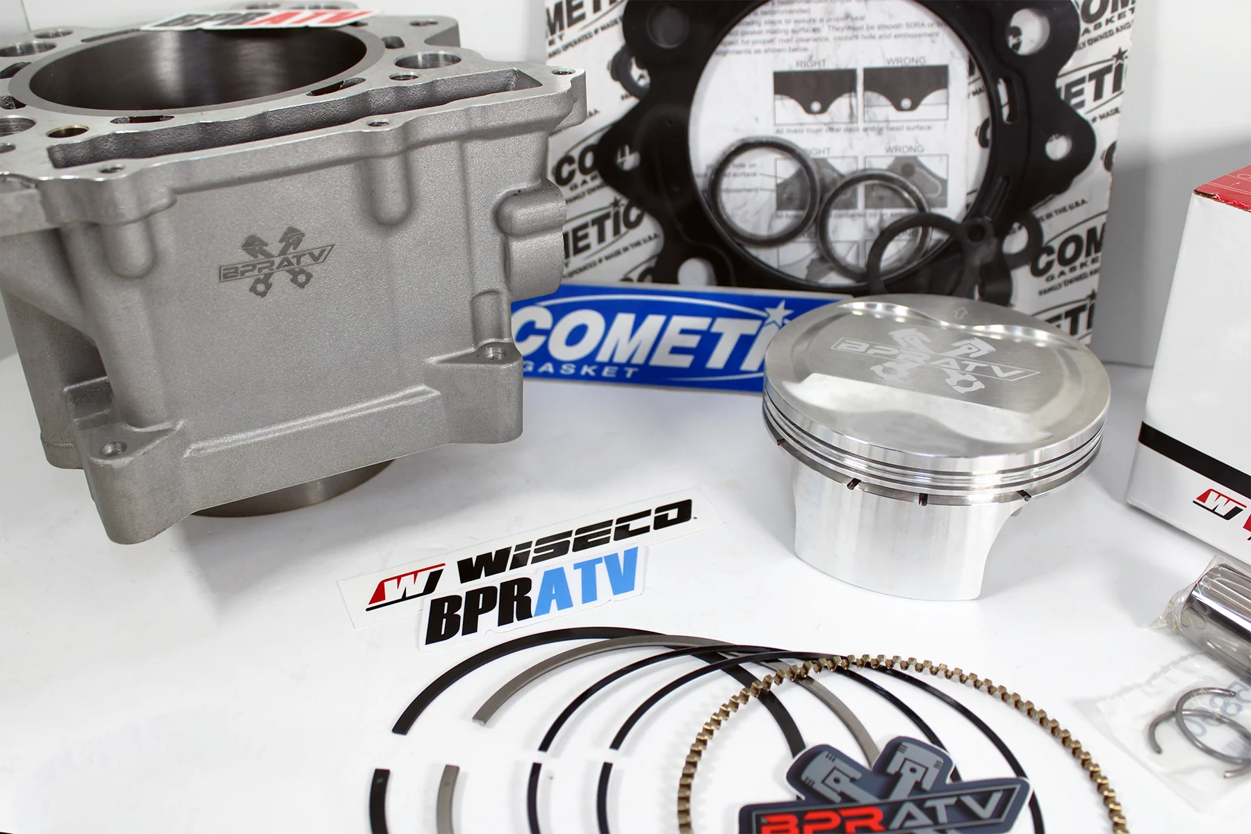 Yamaha Raptor 660 102mm 686 Wiseco Piston Big Bore Cylinder Top End Rebuild Kit - Image 14