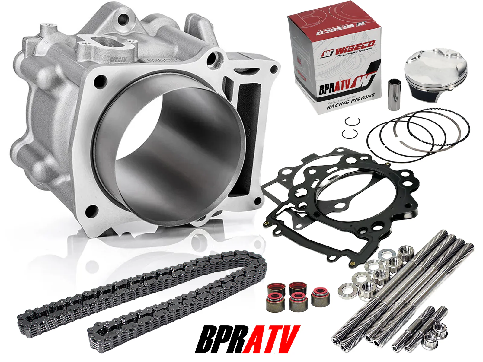 Yamaha Raptor 660 Big Bore 102mm 686 Cylinder Piston Gasket Top End Rebuild Kit - Image 12