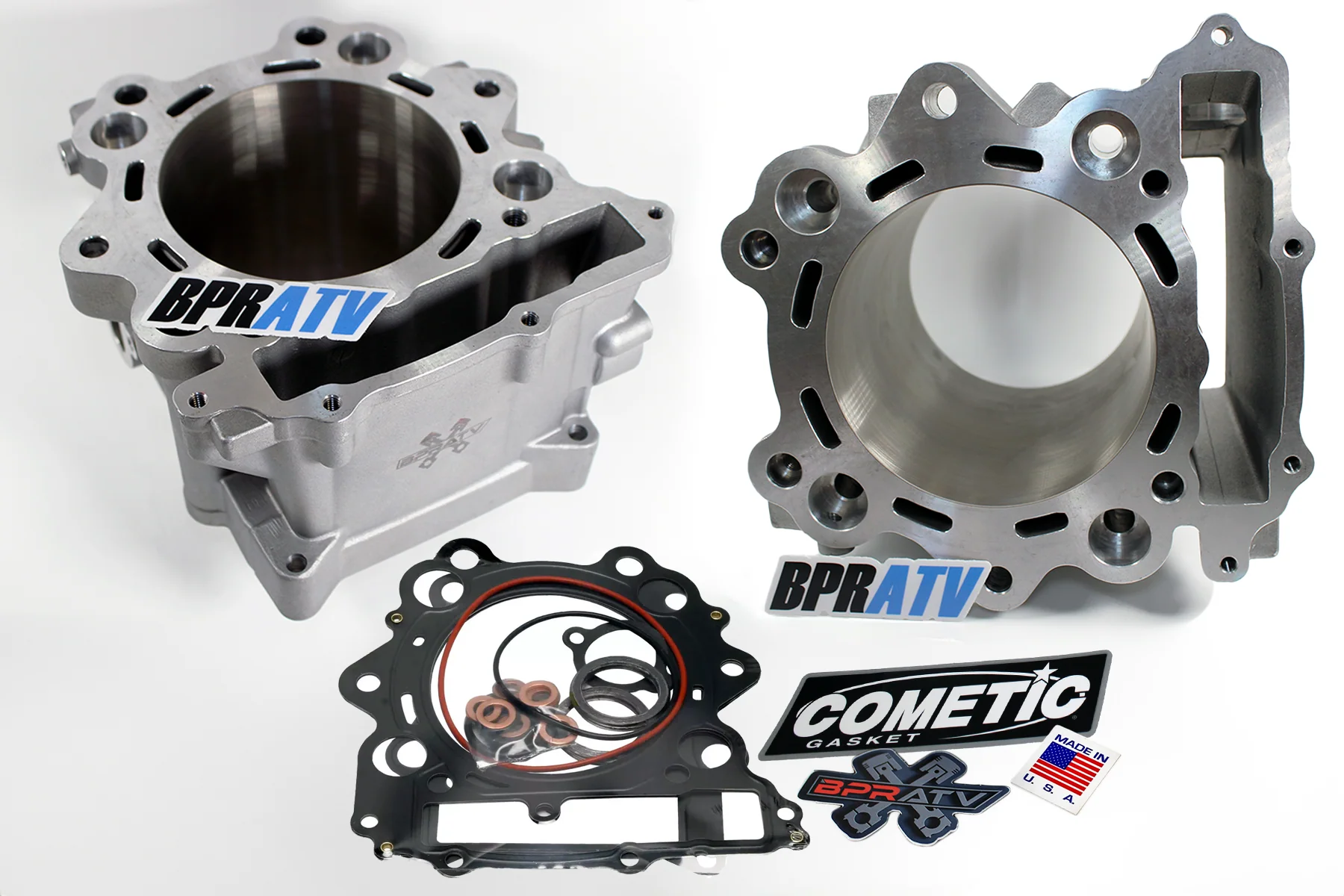 Yamaha Raptor 660 R Big Bore Nikasil Plated Cylinder Cometic Top End Rebuild Kit - Image 2