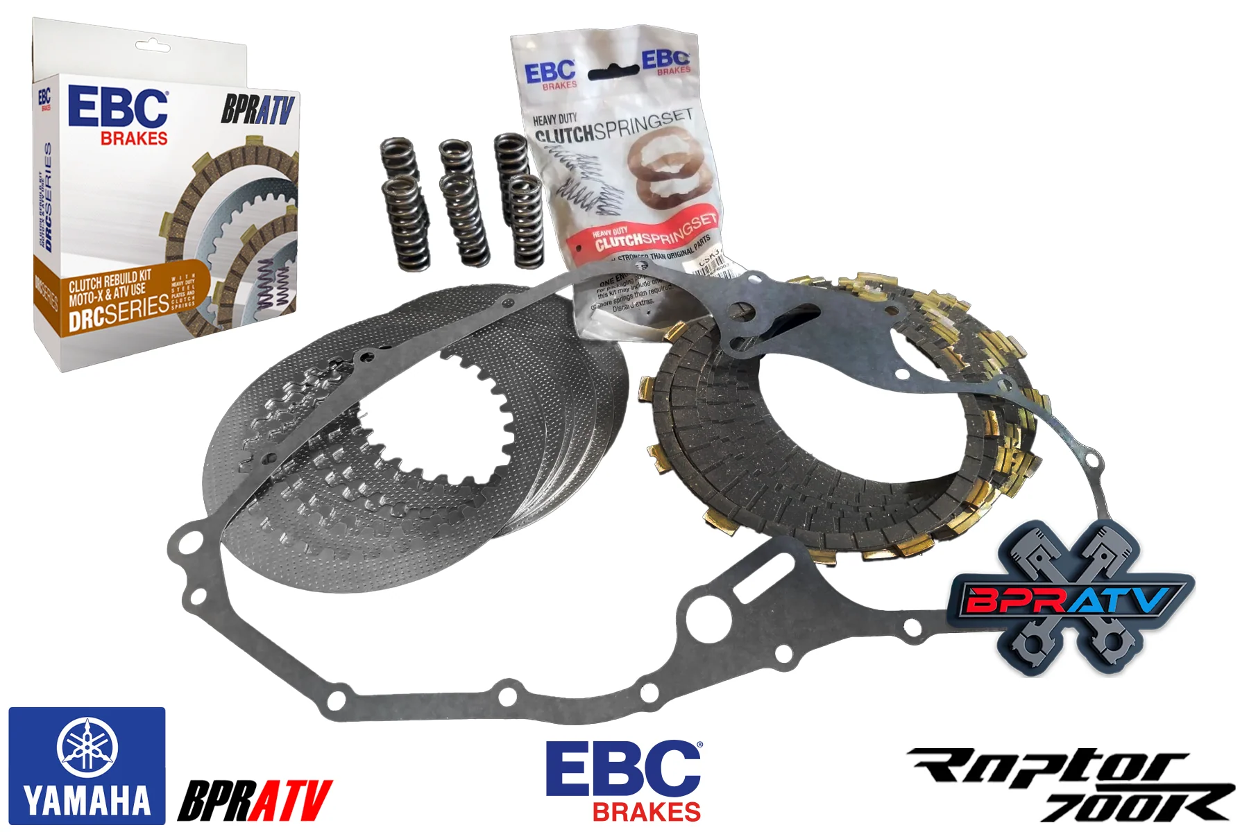 Yamaha Raptor 700 EBC Heavy Duty Clutch Kit DRC128 Cover Gasket 1S3-15462-00-00 - Image 2