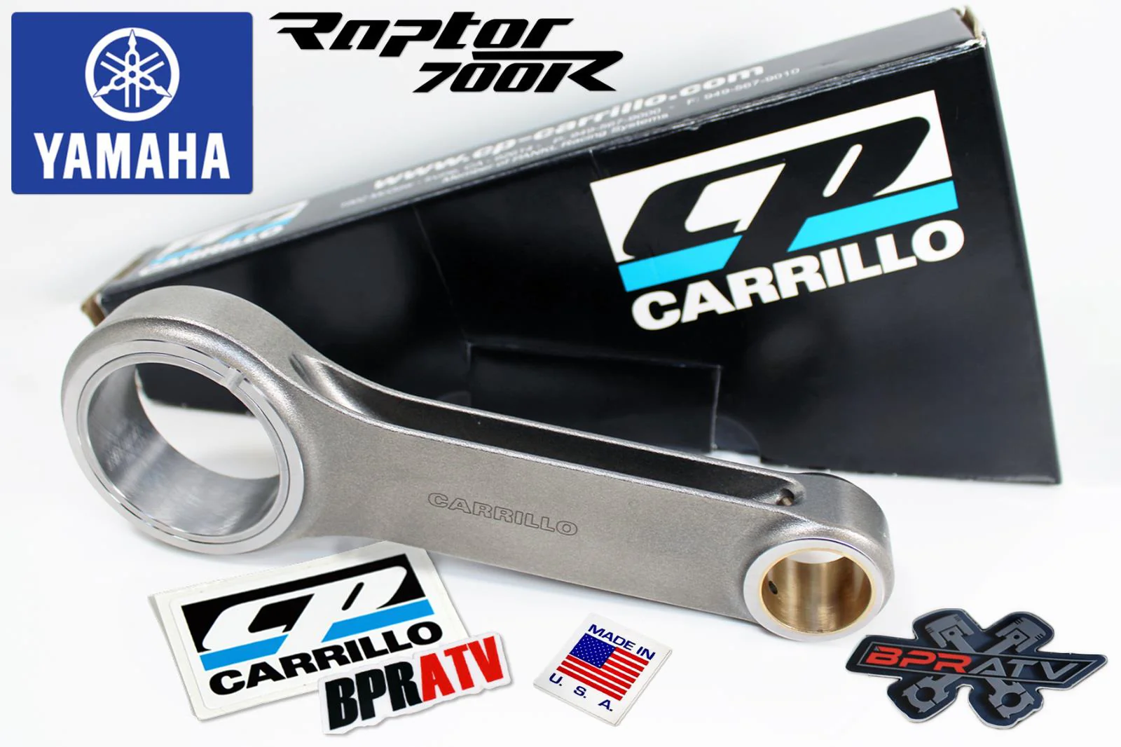 Yamaha Raptor 700 Stroker Crank +5mm CP Carrillo Rod BPRATV Hot Rods Crankshaft! - Image 2