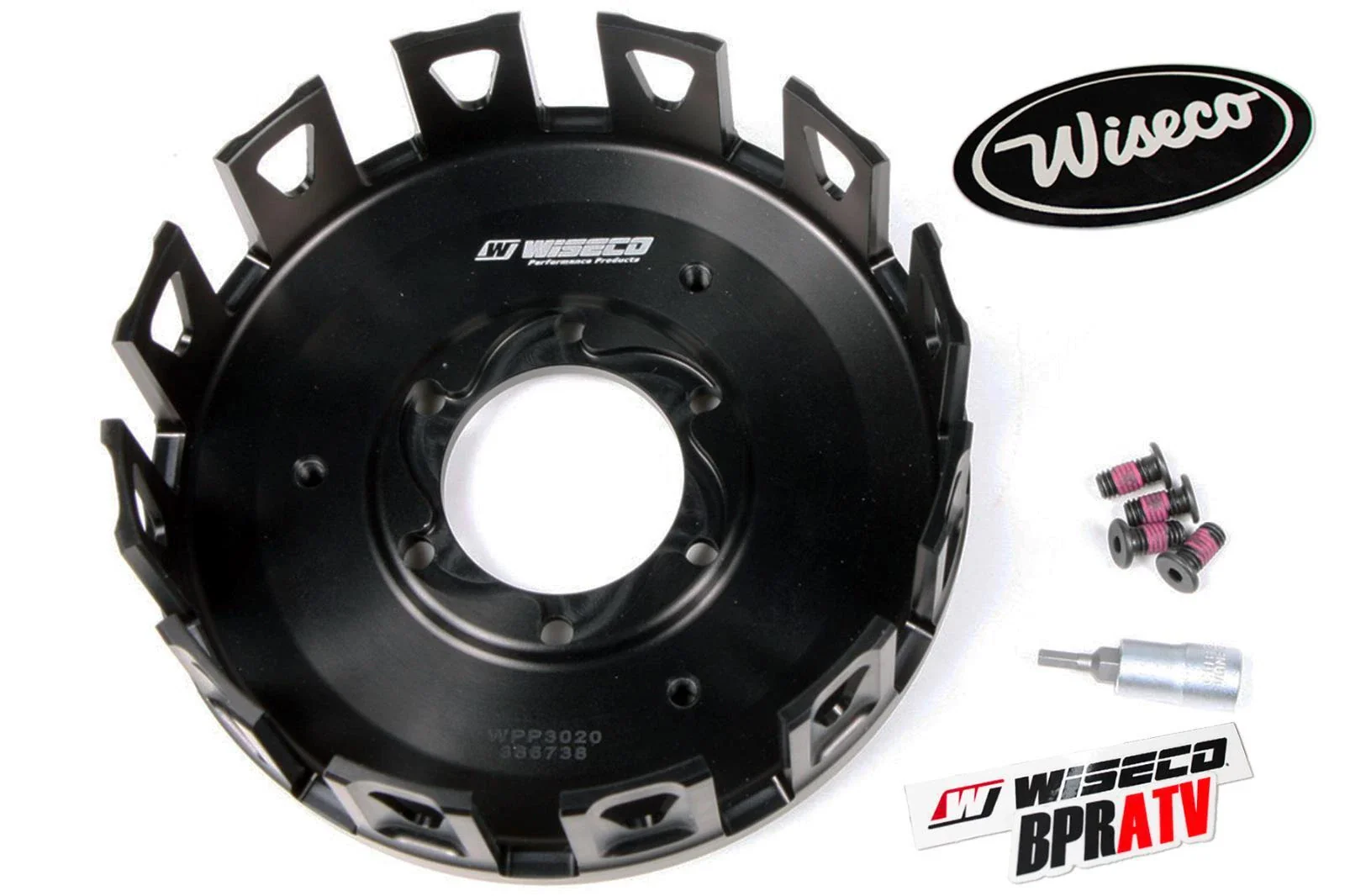 Yamaha Raptor 700 Wiseco Heavy Duty Clutch Forged Basket & Steel Fibers Springs - Image 21
