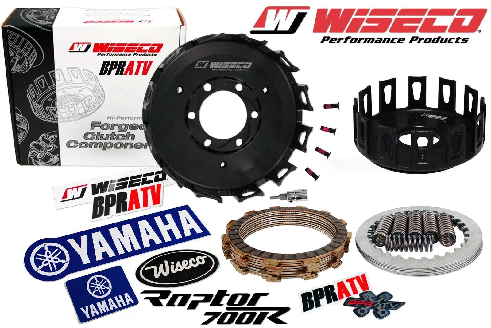 Yamaha Raptor 700 Wiseco Heavy Duty Clutch Forged Basket & Steel Fibers Springs - Image 4