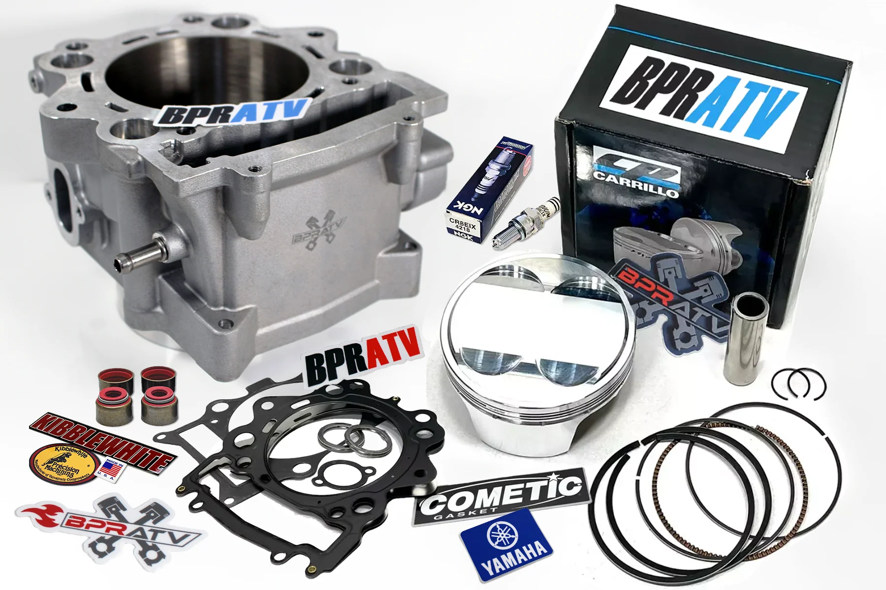 Yamaha Raptor 700R 105.5mm 12.5:1 Big Bore CP Carrillo Piston Cylinder Kit 06-25