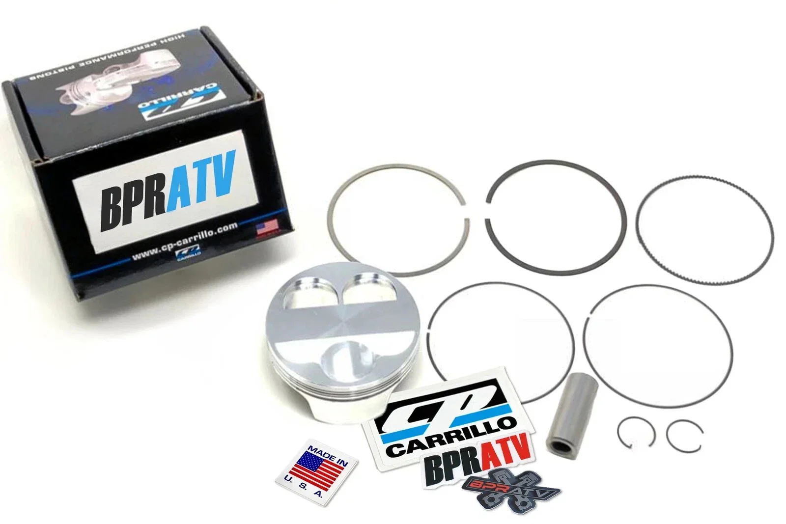 Yamaha Raptor 700R 105.5mm 12.5:1 Big Bore CP Carrillo Piston Cylinder Kit 06-25 - Image 4