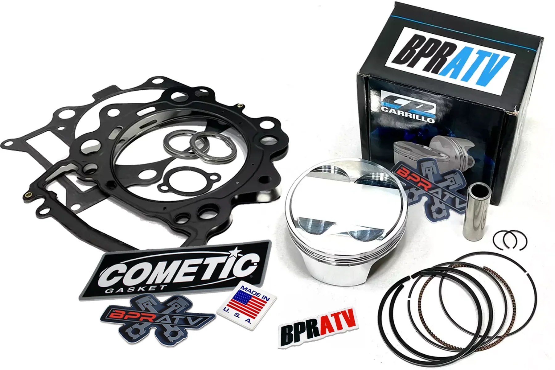 Yamaha Raptor 700R 734cc 105.5mm Big Bore Cylinder CP Piston Cometic Rebuild Kit - Image 3