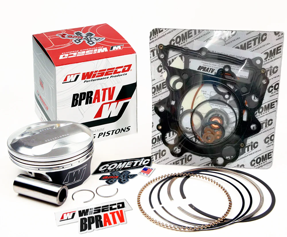 Yamaha Raptor Rhino Grizzly 660 100mm Wiseco Stock Bore Piston & Top End Gaskets - Image 3