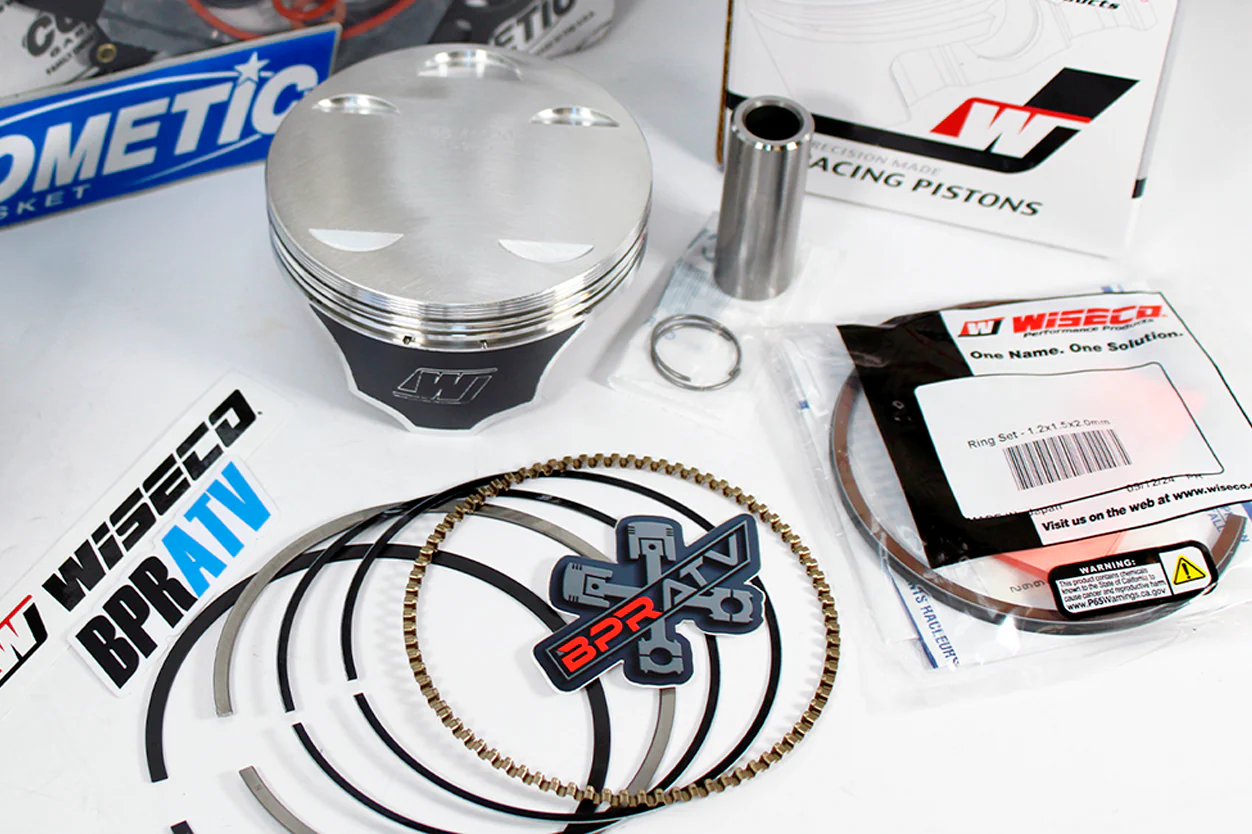 Yamaha Raptor Rhino Grizzly 660 100mm Wiseco Stock Bore Piston & Top End Gaskets - Image 4