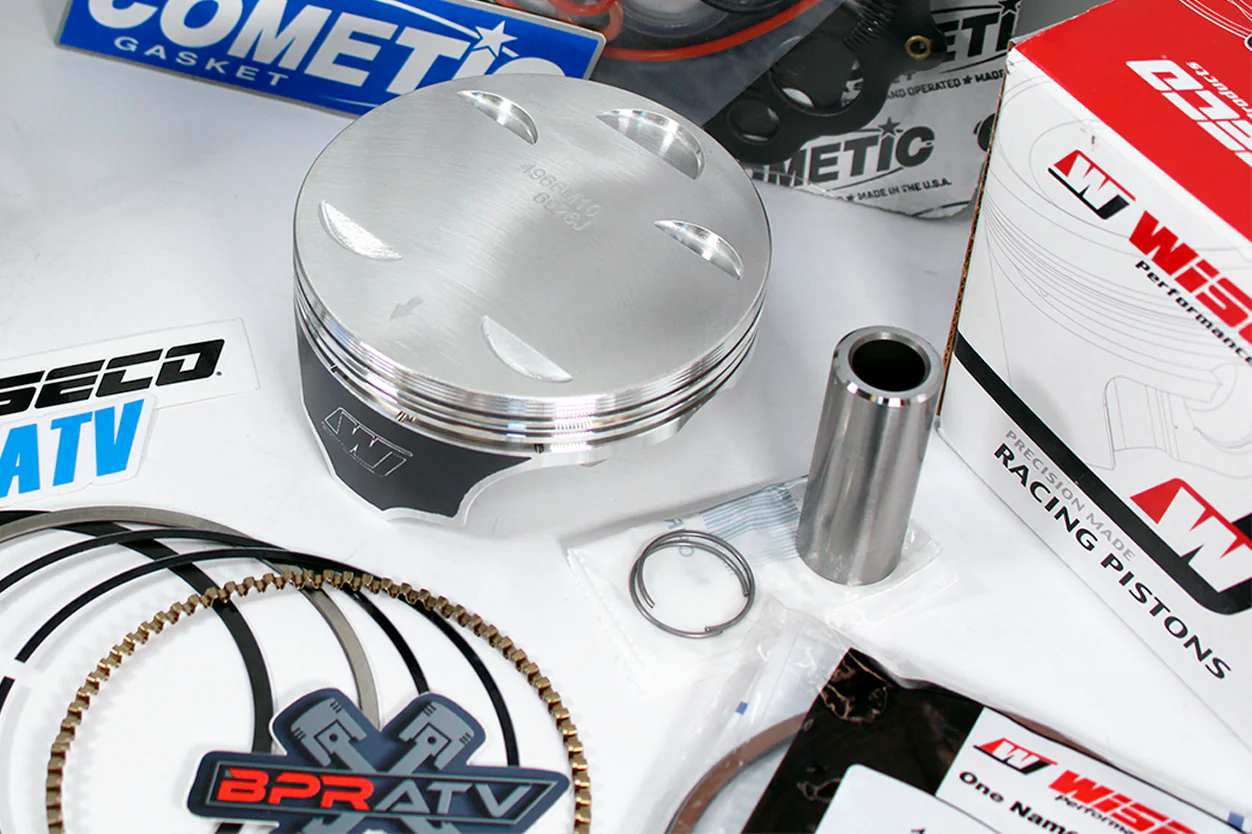 Yamaha Raptor Rhino Grizzly 660 100mm Wiseco Stock Bore Piston & Top End Gaskets - Image 5