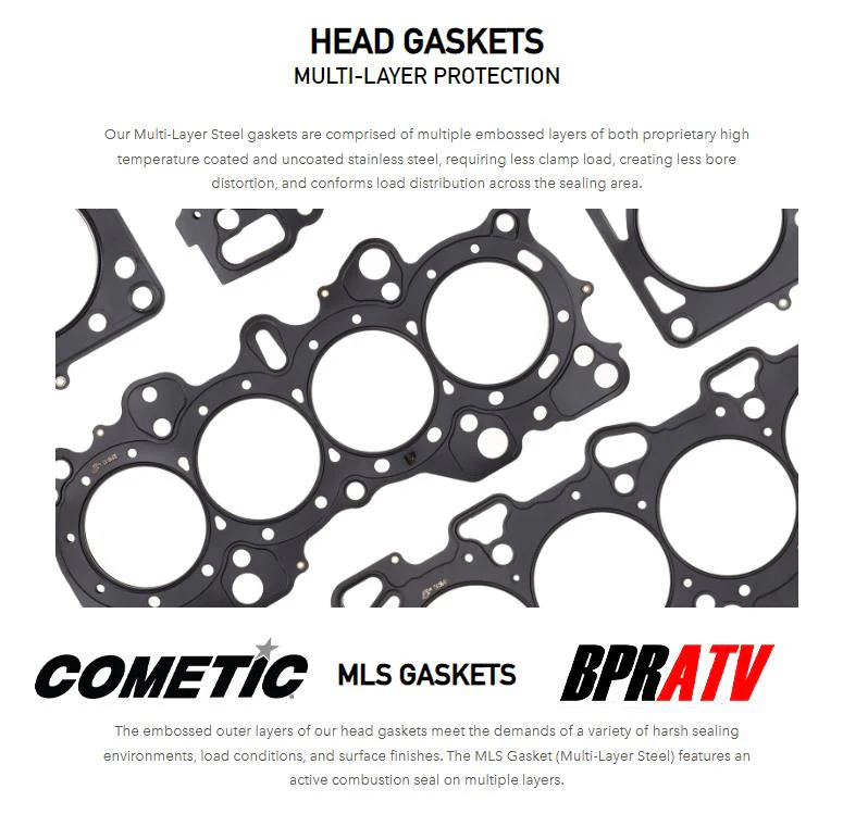 Yamaha Raptor Rhino Grizzly 660 102mm 686cc 719 Cometic Big Bore MLS Head Gasket - Image 12