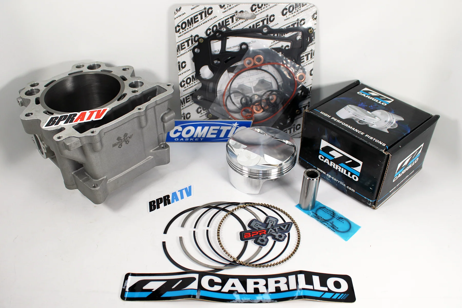 Yamaha Raptor Rhino Grizzly 660 102mm 12.5:1 CP Piston Cylinder Top Rebuild Kit - Image 2