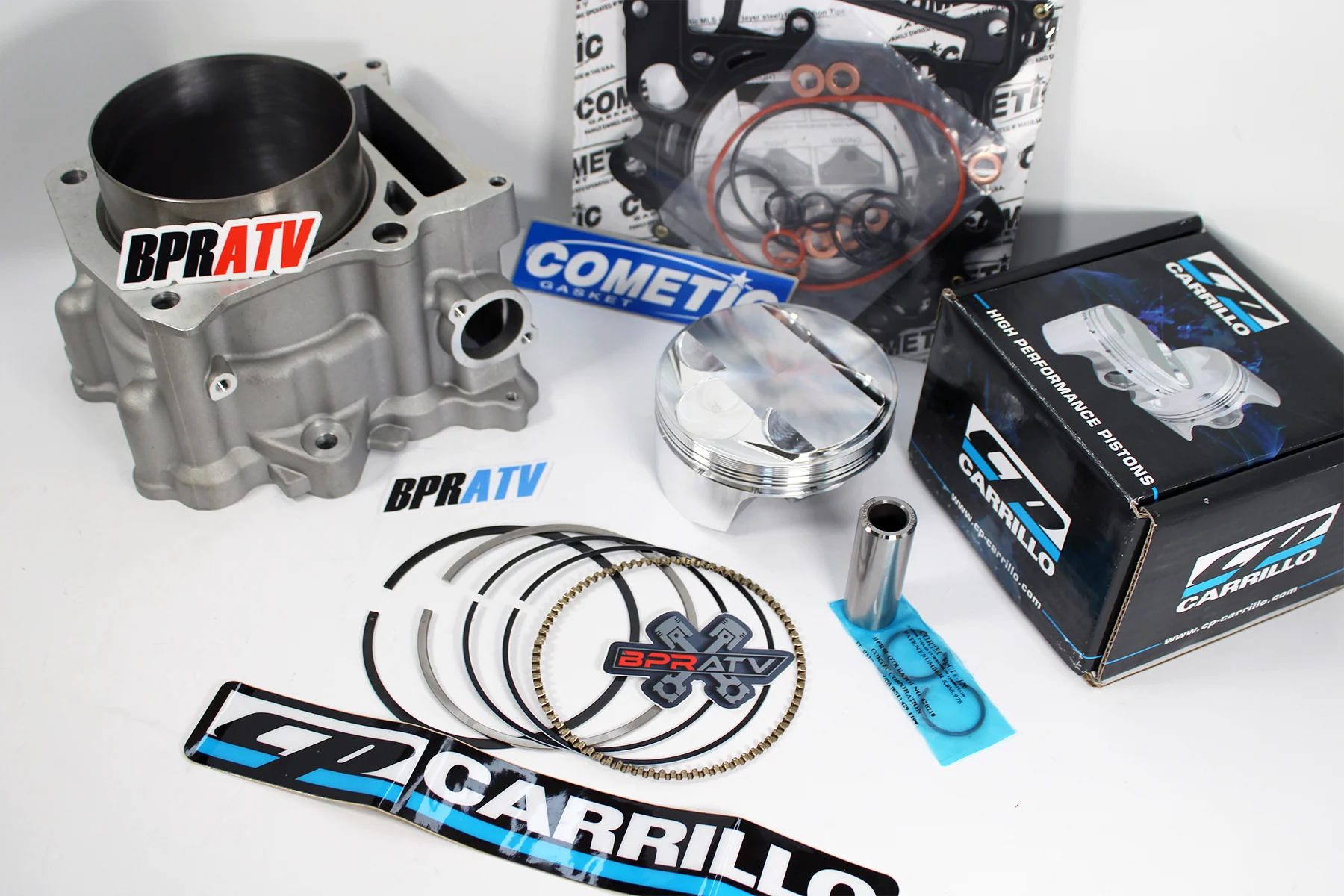 Yamaha Raptor Rhino Grizzly 660 102mm 12.5:1 CP Piston Cylinder Top Rebuild Kit - Image 6