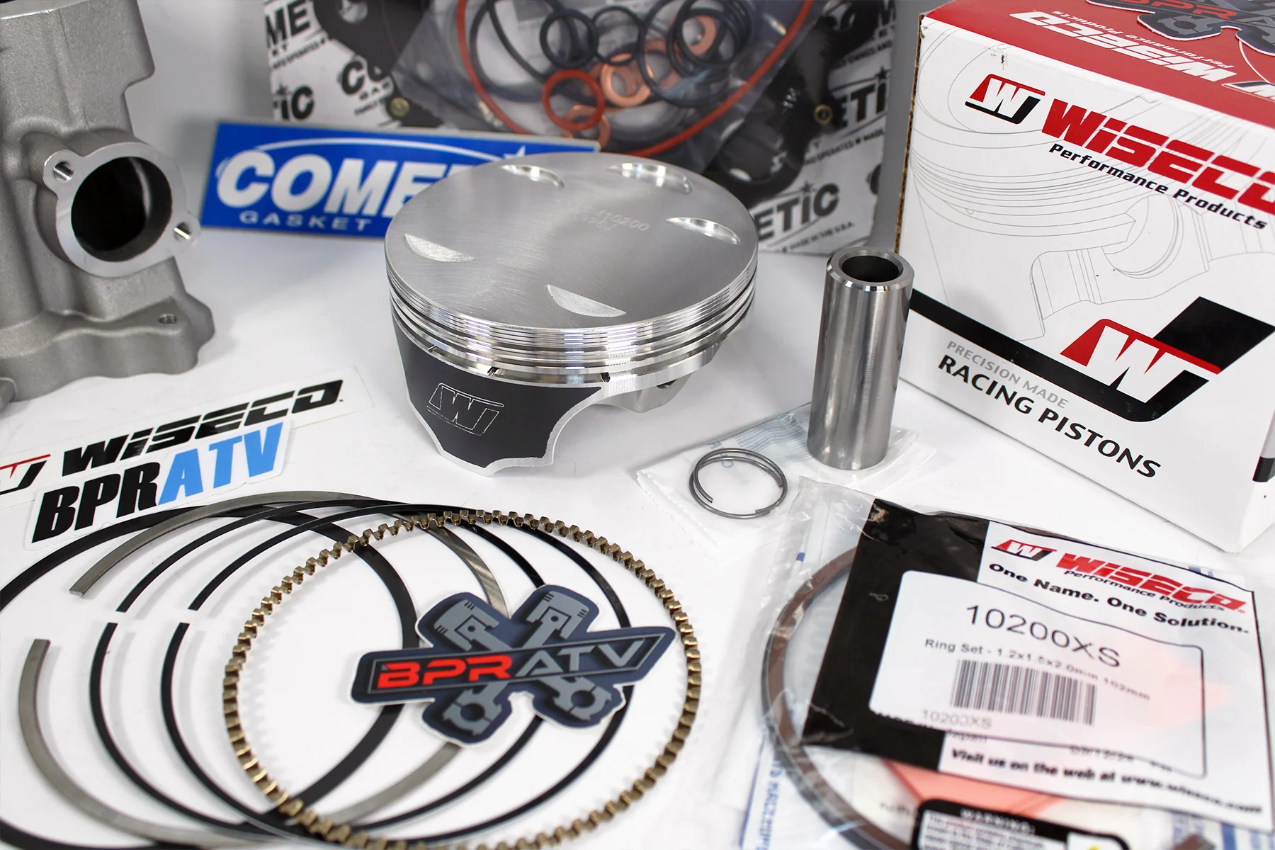 Yamaha Raptor Rhino Grizzly 660 102mm Wiseco Piston Cylinder Top End Rebuild Kit - Image 13