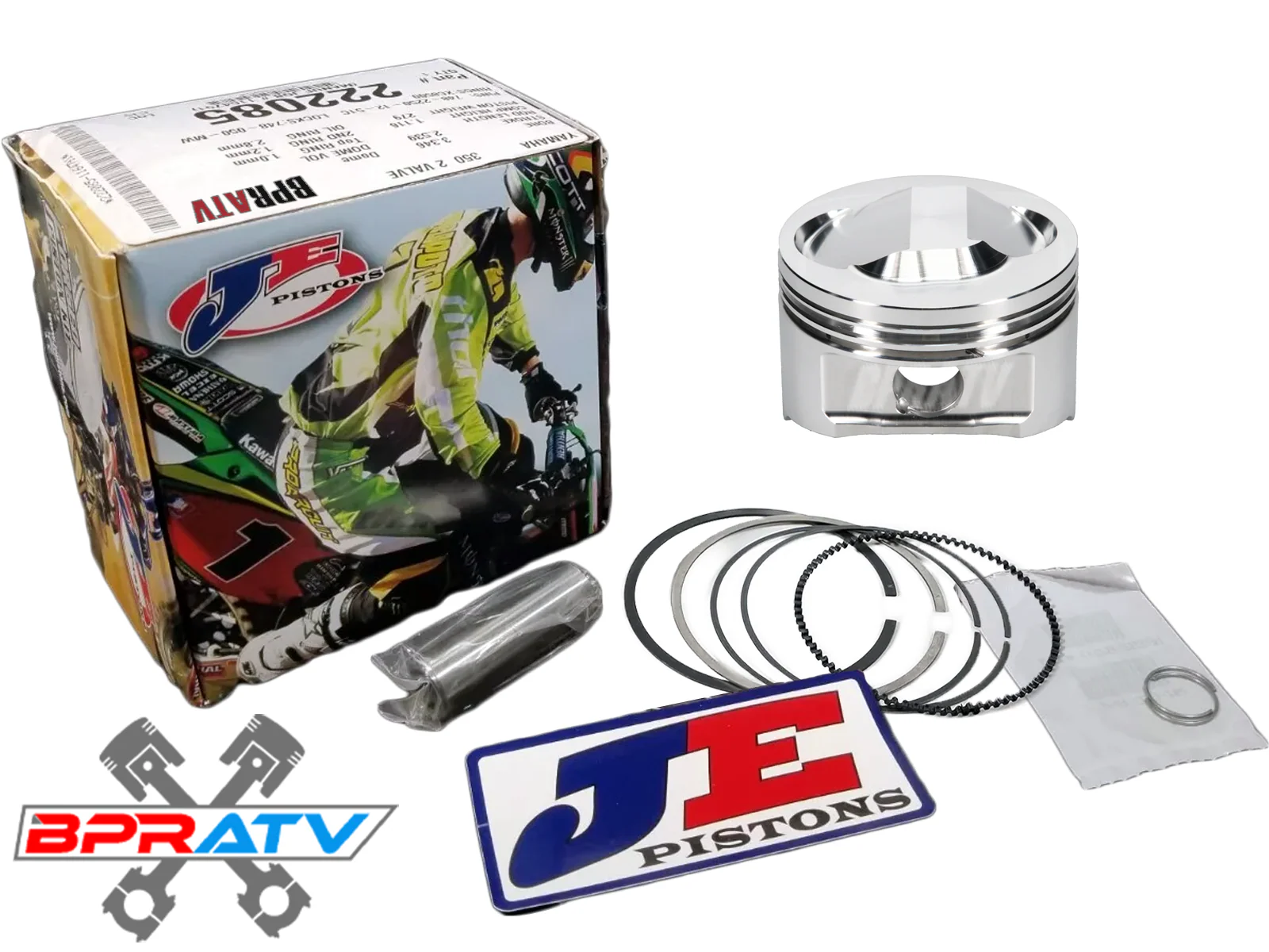 Yamaha Raptor/ Warrior 350 Big Bore Top End Kit 85mm JE Piston Cometic Gaskets!! - Image 19