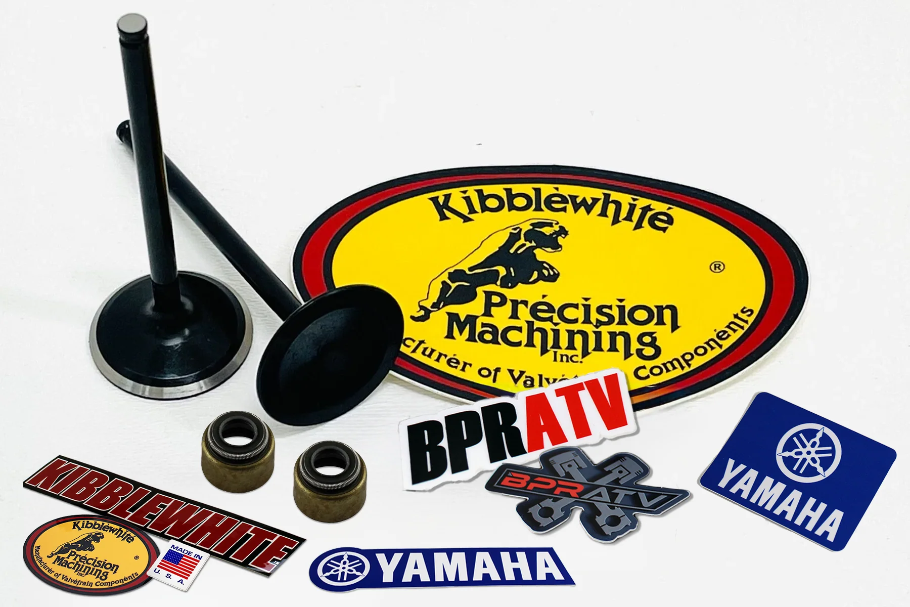 Yamaha Raptor Warrior Wolverine Grizzly 350 Kibblewhite Intake & Exhaust Valves - Image 2