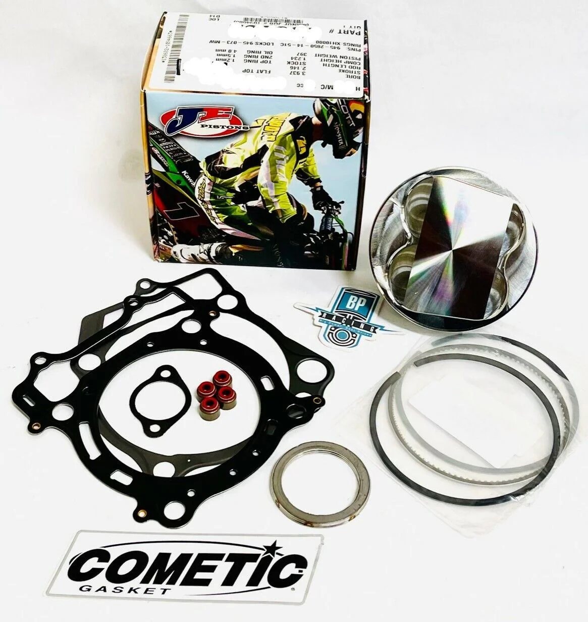 Yamaha Rhino Grizzly 450 OEM Cylinder Stock Bore Top End Redo Rebuild Repair Kit - Image 3