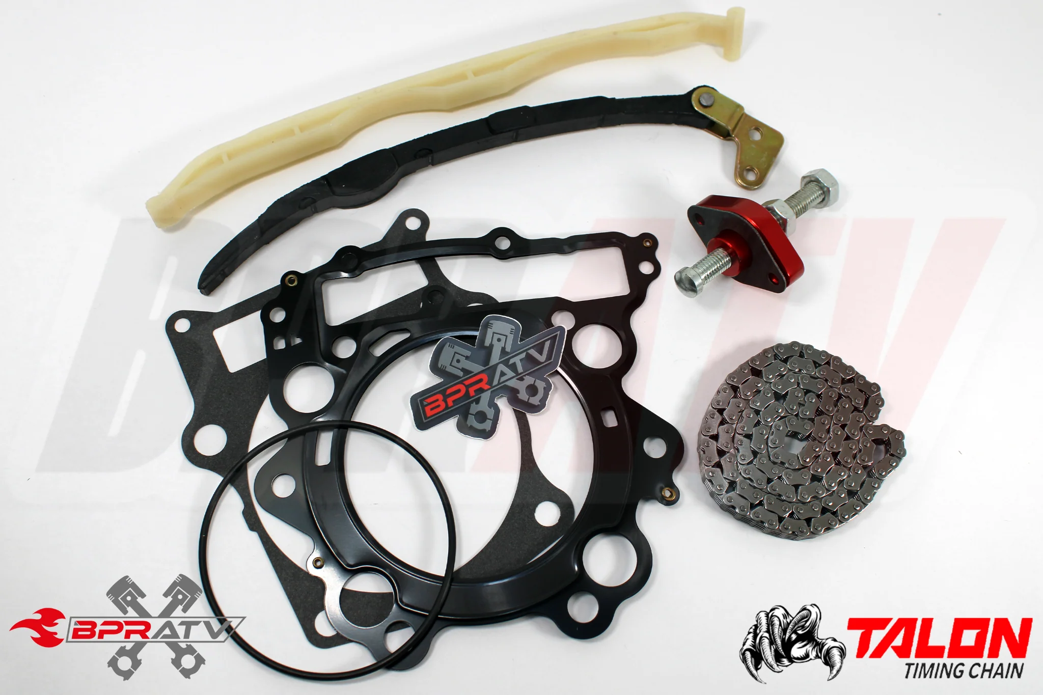 Yamaha Rhino 660 Timing Stopper Guides RED Chain Tensioner Cam Chain Gasket Kit - Image 4