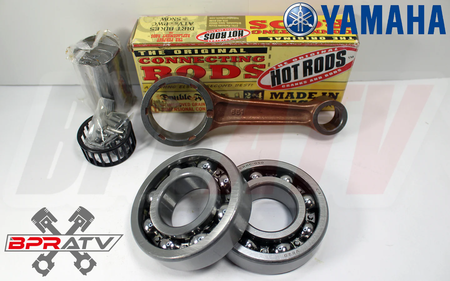 Yamaha Rhino 700 Hot Rods Connecting Rod Kit Hotrods Bearings Crank Rebuild Kit - Image 5