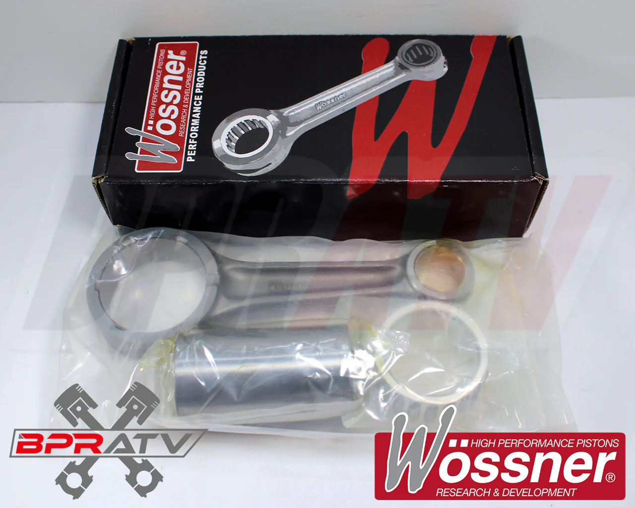 Yamaha Rhino 700 WOSSNER Connecting Rod Kit SKF Bearings Crankshaft Rebuild Kit - Image 4