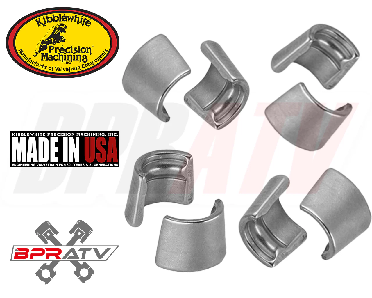 Yamaha Rhino 700 YXR700 F Intake Exhaust Valve Kit KIBBLEWHITE Red Seals Keepers - Image 12