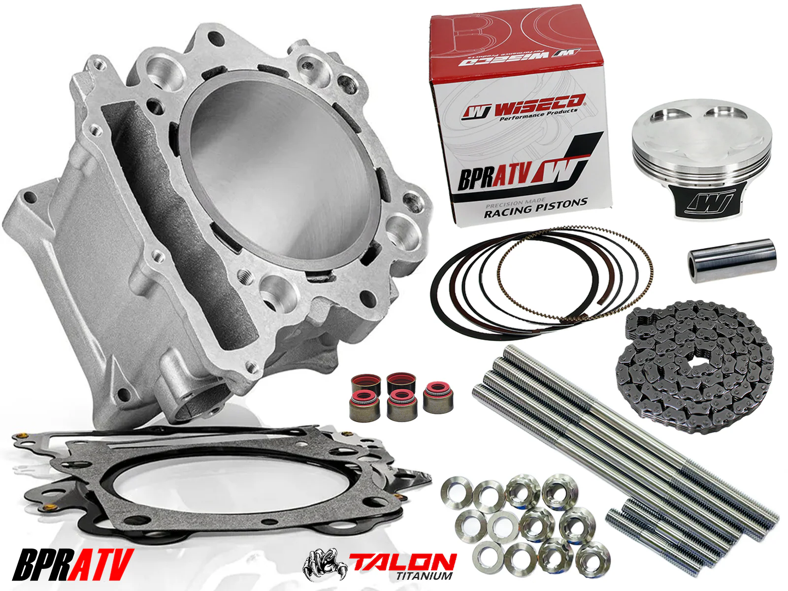 Yamaha Rhino Grizzly 660 Big Bore 102mm +2 Cylinder Upgrade Top End Rebuild Kit - Image 2