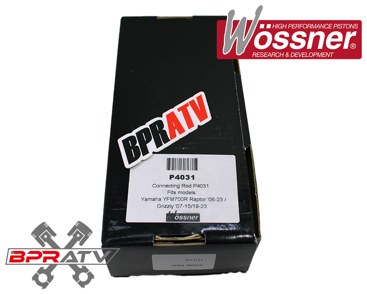 Yamaha Viking 700 WOSSNER Connecting Rod Kit SKF Bearings Crankshaft Rebuild Kit - Image 17