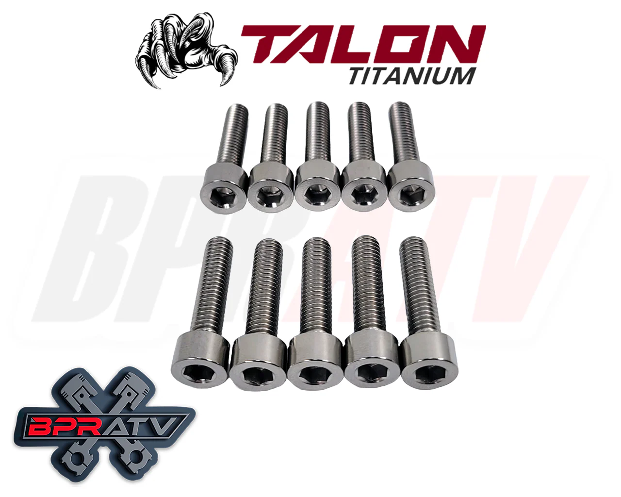 Yamaha Warrior 350 YFM350X YFM 350X TITANIUM Clutch Cover Bolts Screw Kit Ti Set - Image 4