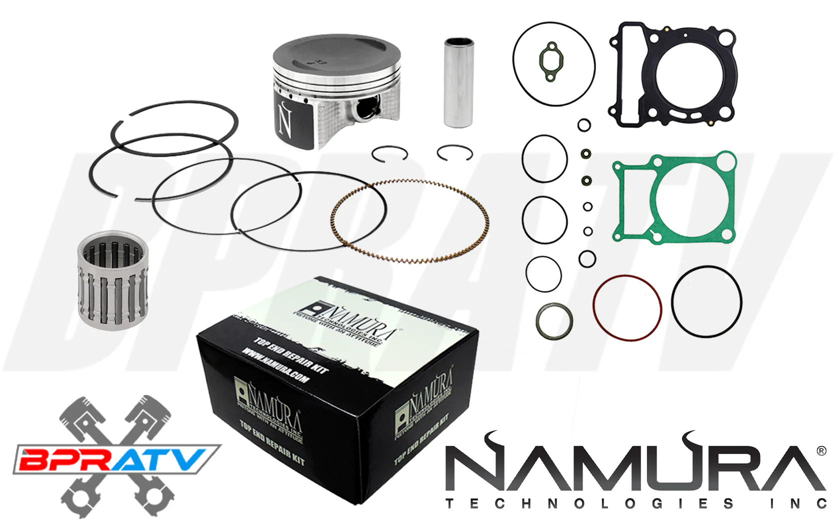 Yamaha Wolverine 450 Cylinder Top End Rebuild Repair Kit Namura Piston Gaskets - Image 7