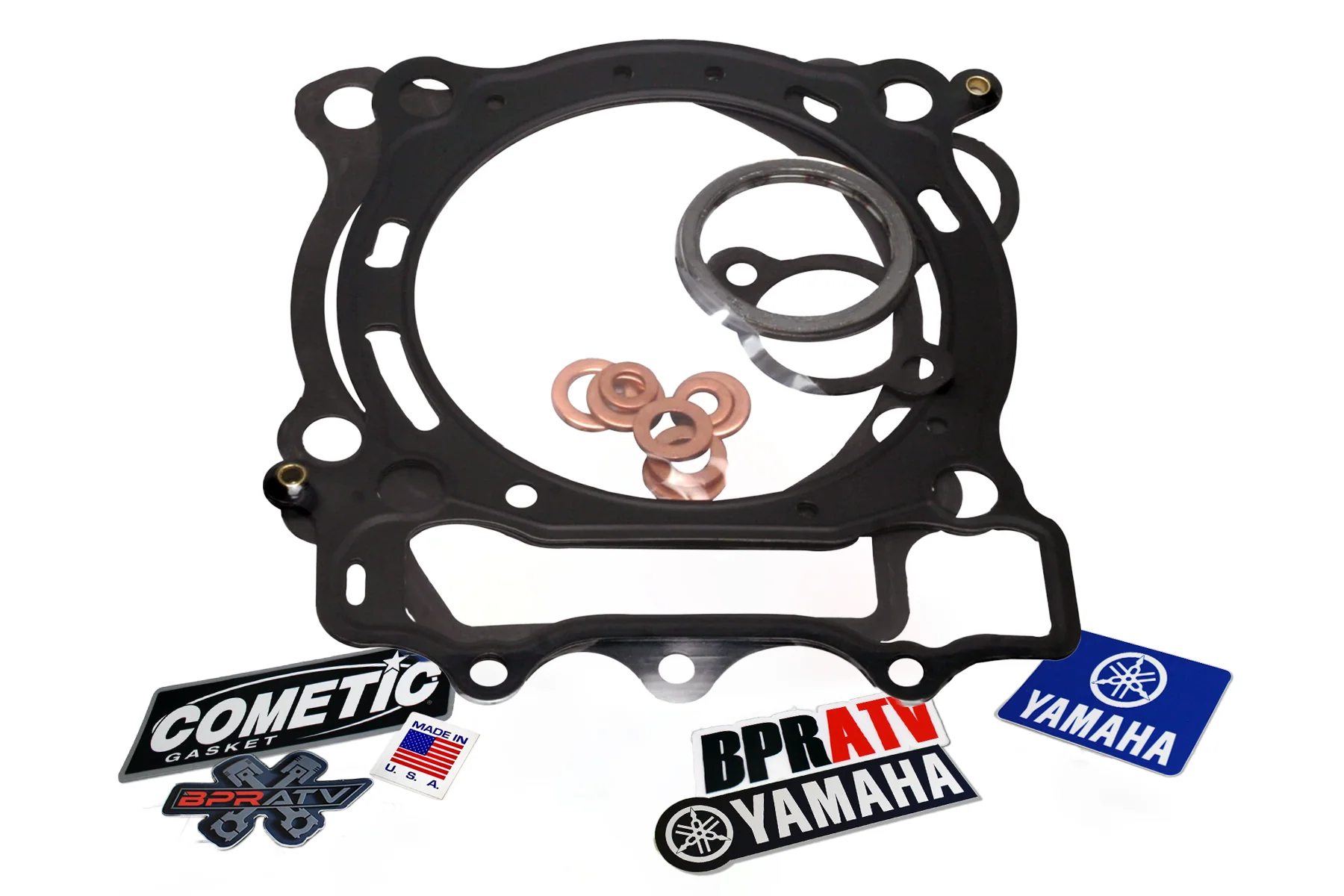 Yamaha YFZ450 95mm CP Carrillo 13.5:1 Piston Cometic Top End Gasket Rebuild Kit - Image 5
