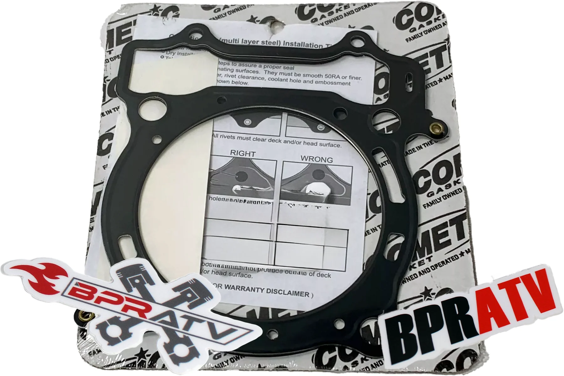 Yamaha YFZ450 Bottom End Engine Rebuild Kit Hot Rods Crank Bearings 98mm Gaskets - Image 17