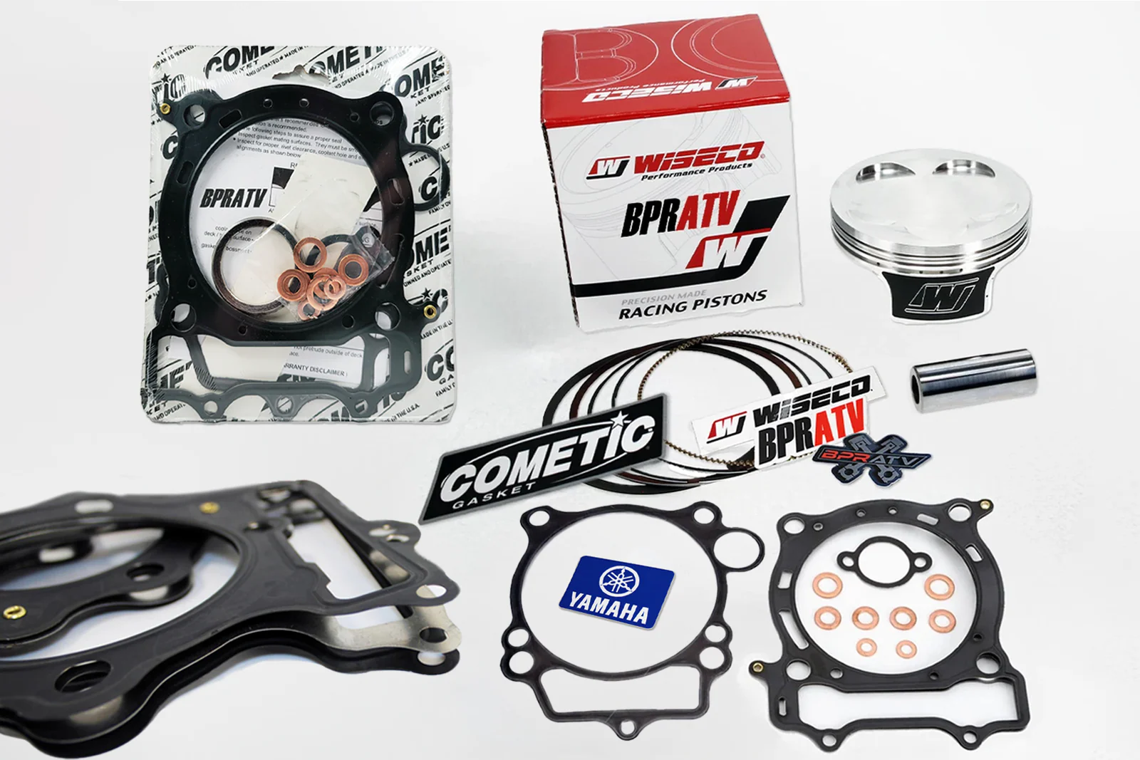 YFZ450 98mm Big Bore Wiseco Piston & Cometic Gasket Kit 2004-2013 BPRATV Custom - Image 2