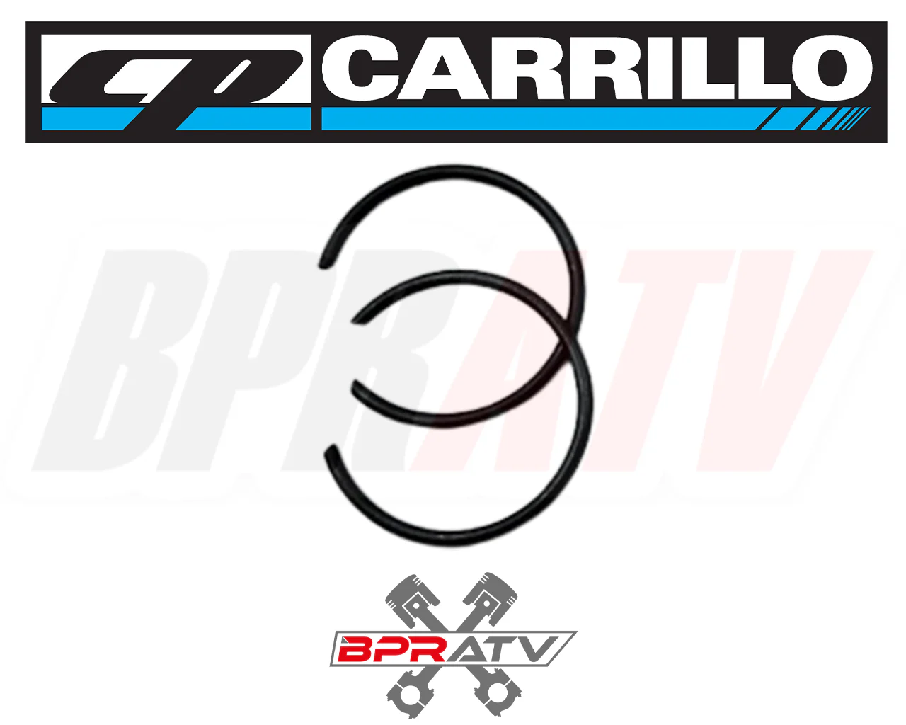 Yamaha YFZ450 YFZ 450 98mm 12.5:1 CP Carrillo BIG BORE Pump Gas Piston Ring Kit - Image 5