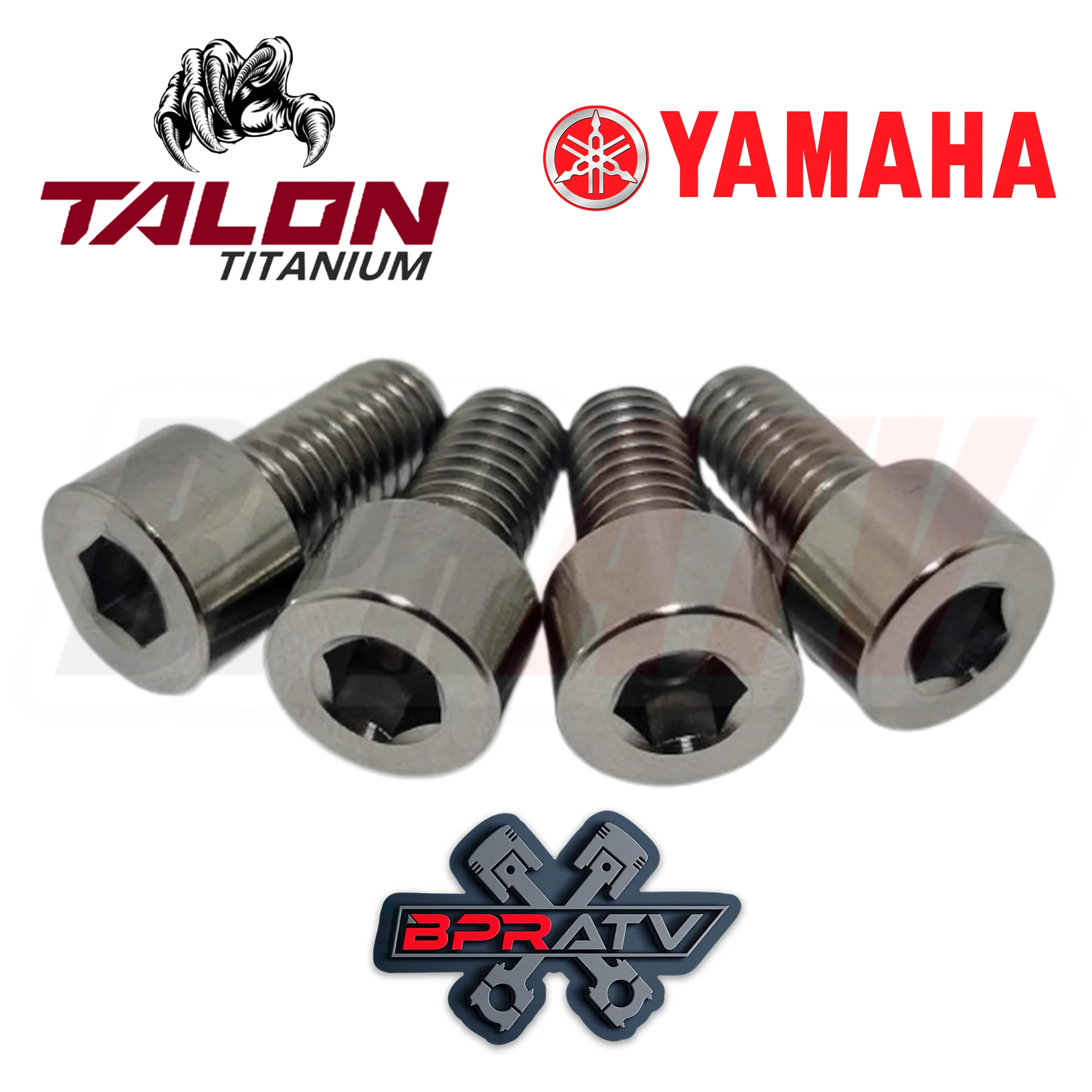 Yamaha YFZ450 YFZ 450 BPRATV Talon Titanium Rear Brake Rotor Bolts 90109-08789