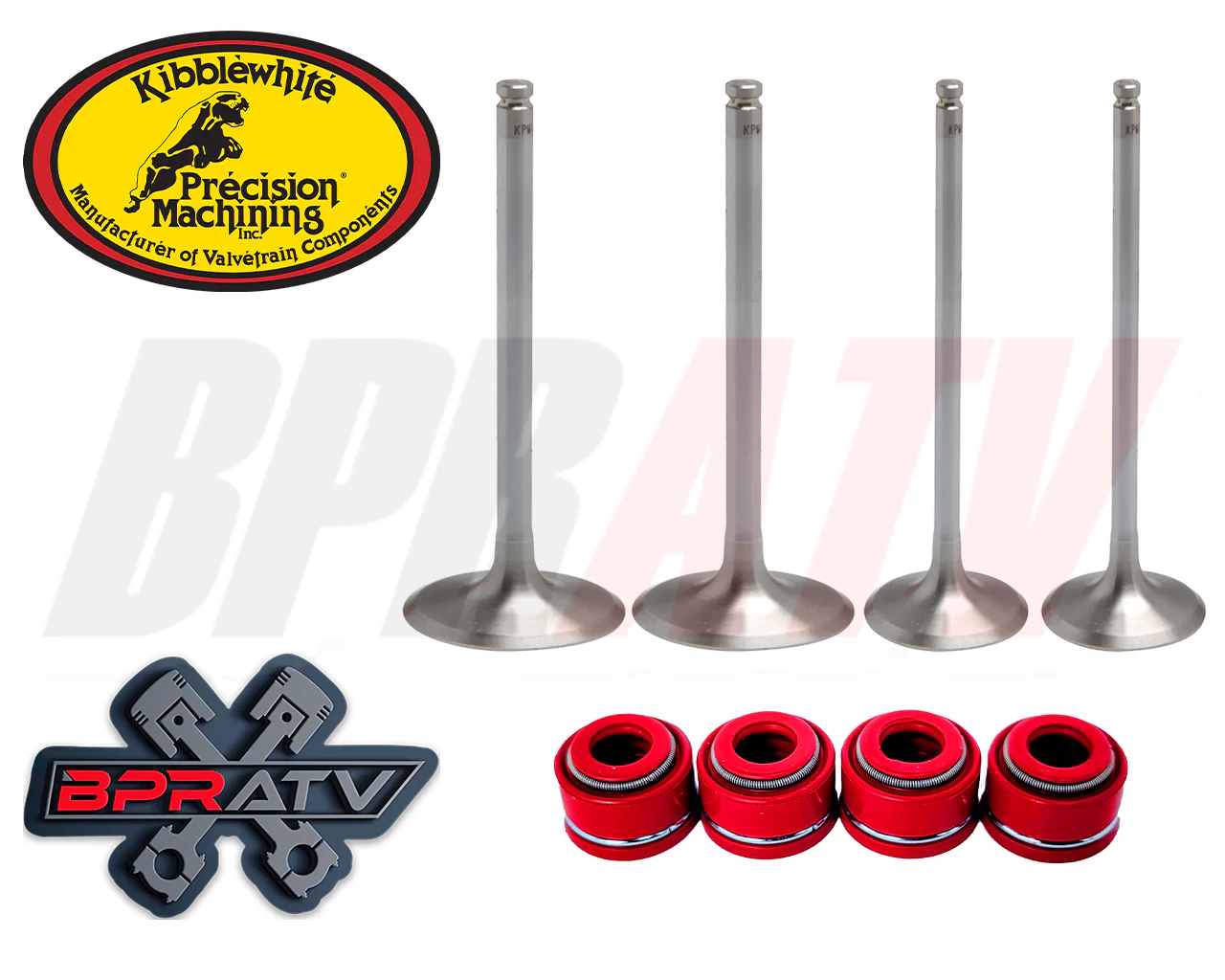 Yamaha YFZ450 YFZ 450 Stock Replacement Kibblewhite Intake Exhaust Valves Seals - Image 22