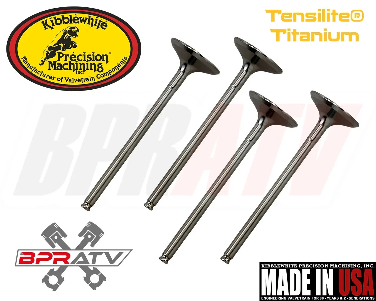 Yamaha YFZ450 YFZ 450 TITANIUM Head Fix Kibblewhite Intake Exhaust Valves Seals - Image 4