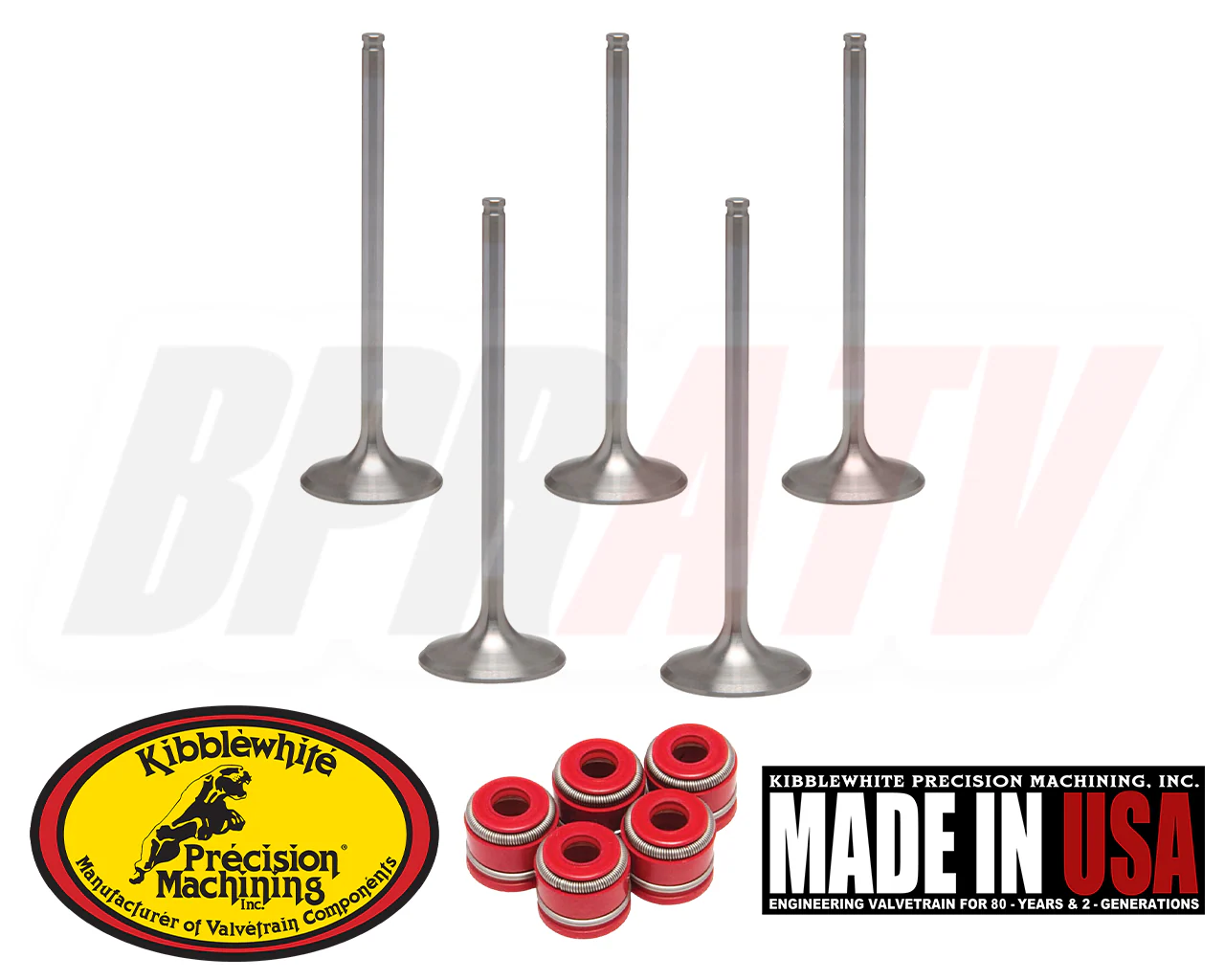 Yamaha YFZ450 YFZ450R YFZ 450R Kibblewhite +1mm Intake Exhaust Valves Seals Kit - Image 9