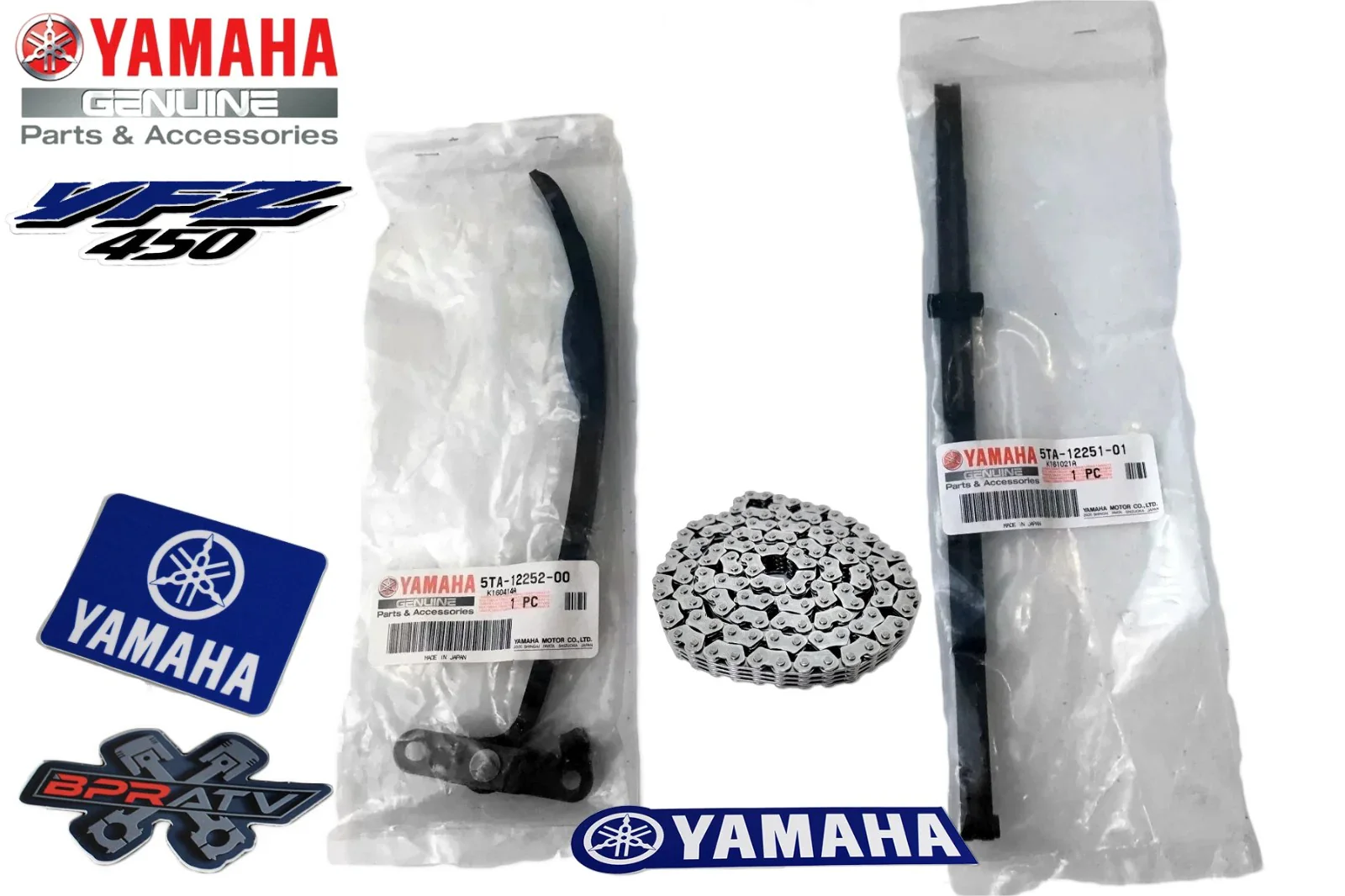 Yamaha OEM YFZ450 YZ 450F Cam Timing Chain Guides Damper Guide Billet Tensioner - Image 12