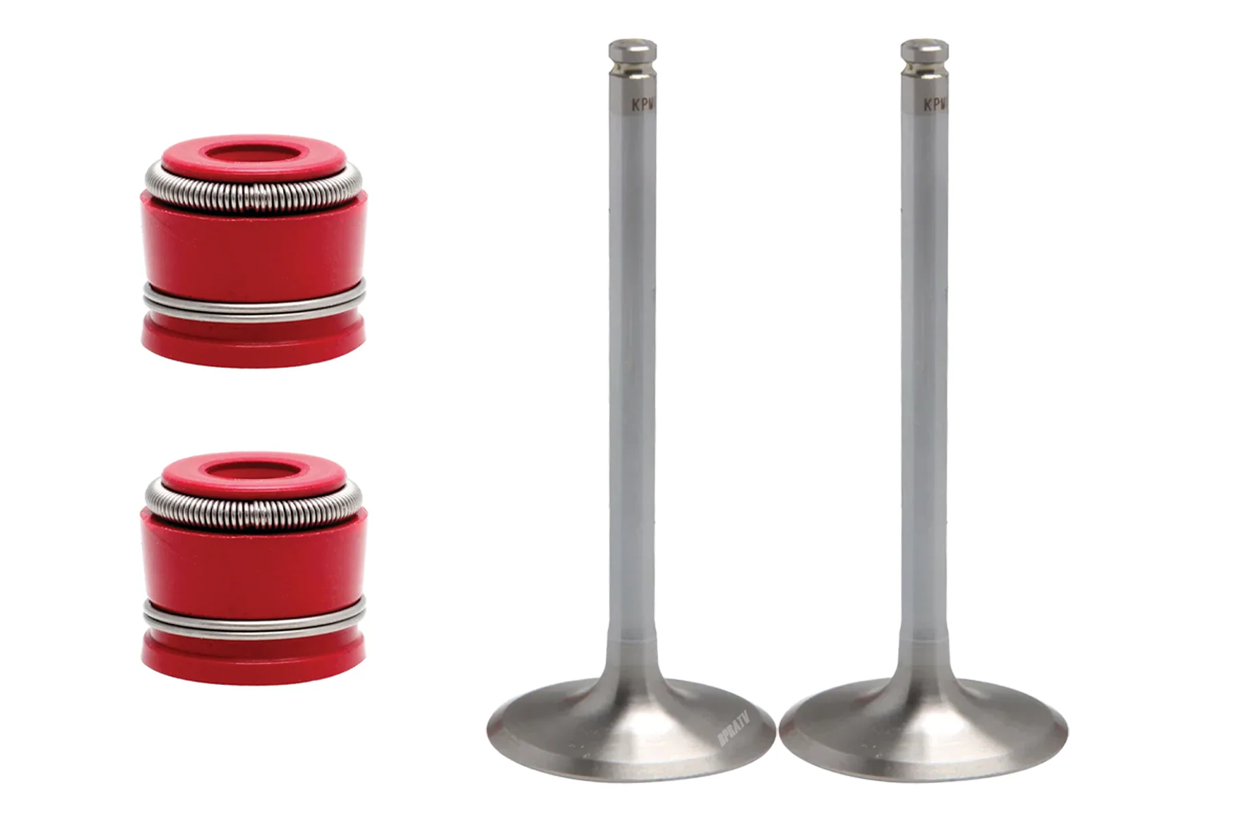 Yamaha YFZ450R 450R SE Kibblewhite Intake Valves Titanium Springs Red Seals Kit - Image 6