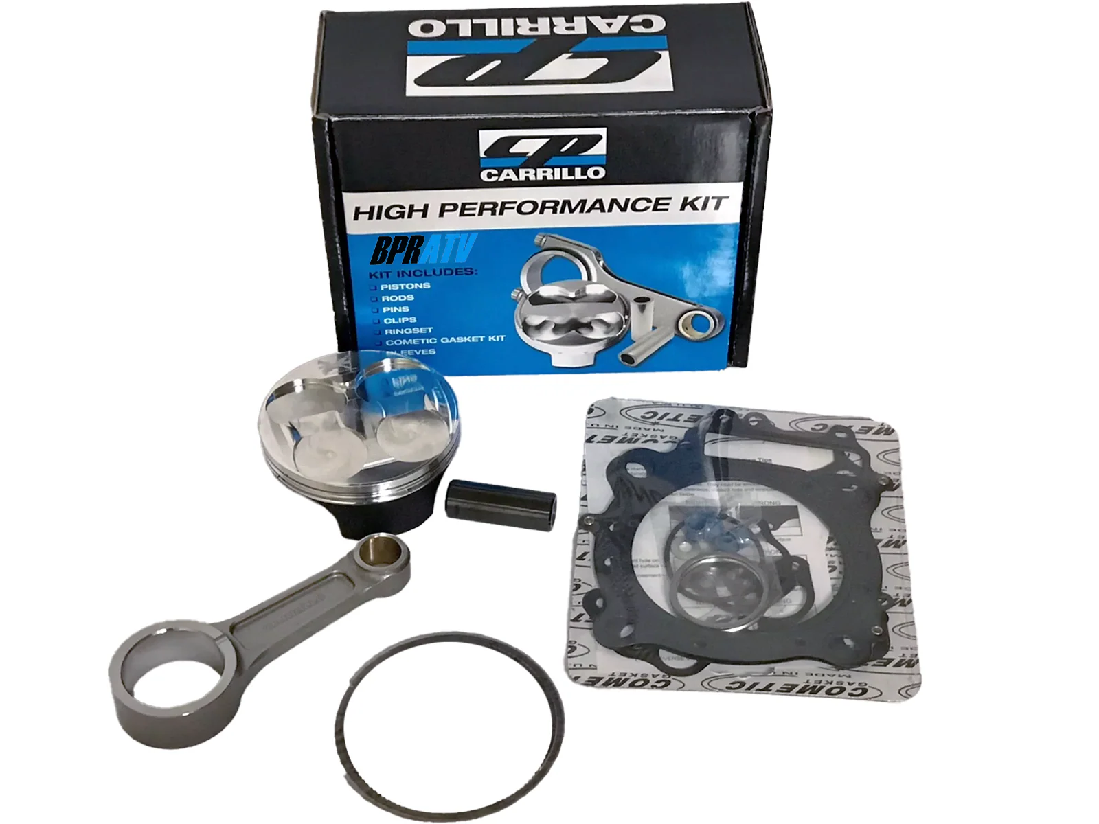 Yamaha YFZ450R YFZ 450R 14:1 CP CARRILLO RACE Piston Kit CP Rod & Cometic Gasket - Image 5