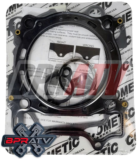 Yamaha YFZ450R YFZ 450R 450X 98mm 99mm Big Bore Cometic Top End Gasket Kit Seals - Image 8
