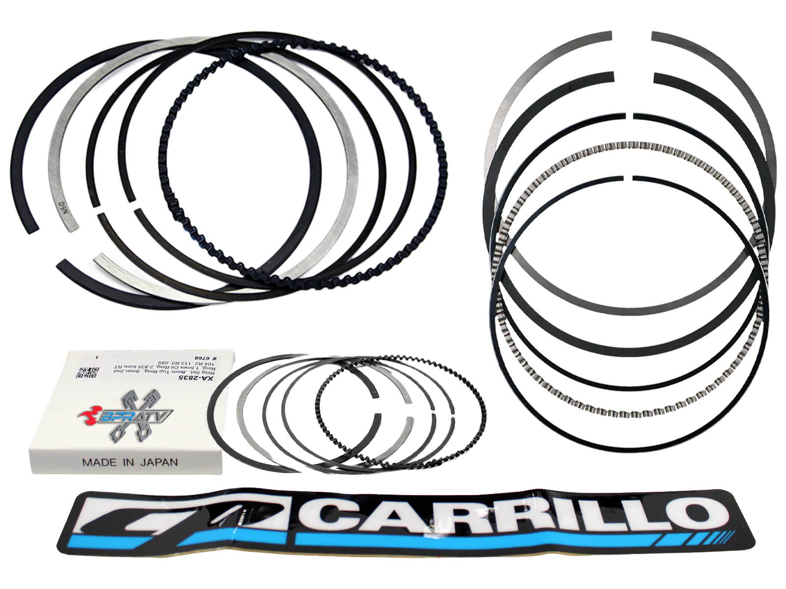 Yamaha YFZ450R YFZ 450R 97mm 97mil 468cc Big Bore CP Carrillo CP Piston Ring Set