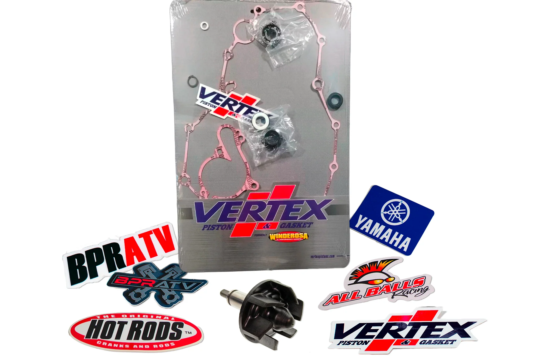 Yamaha YFZ450R YFZ450X Water Pump Rebuild Kit Shaft Seal Gaskets Hot Rods Vertex - Image 2
