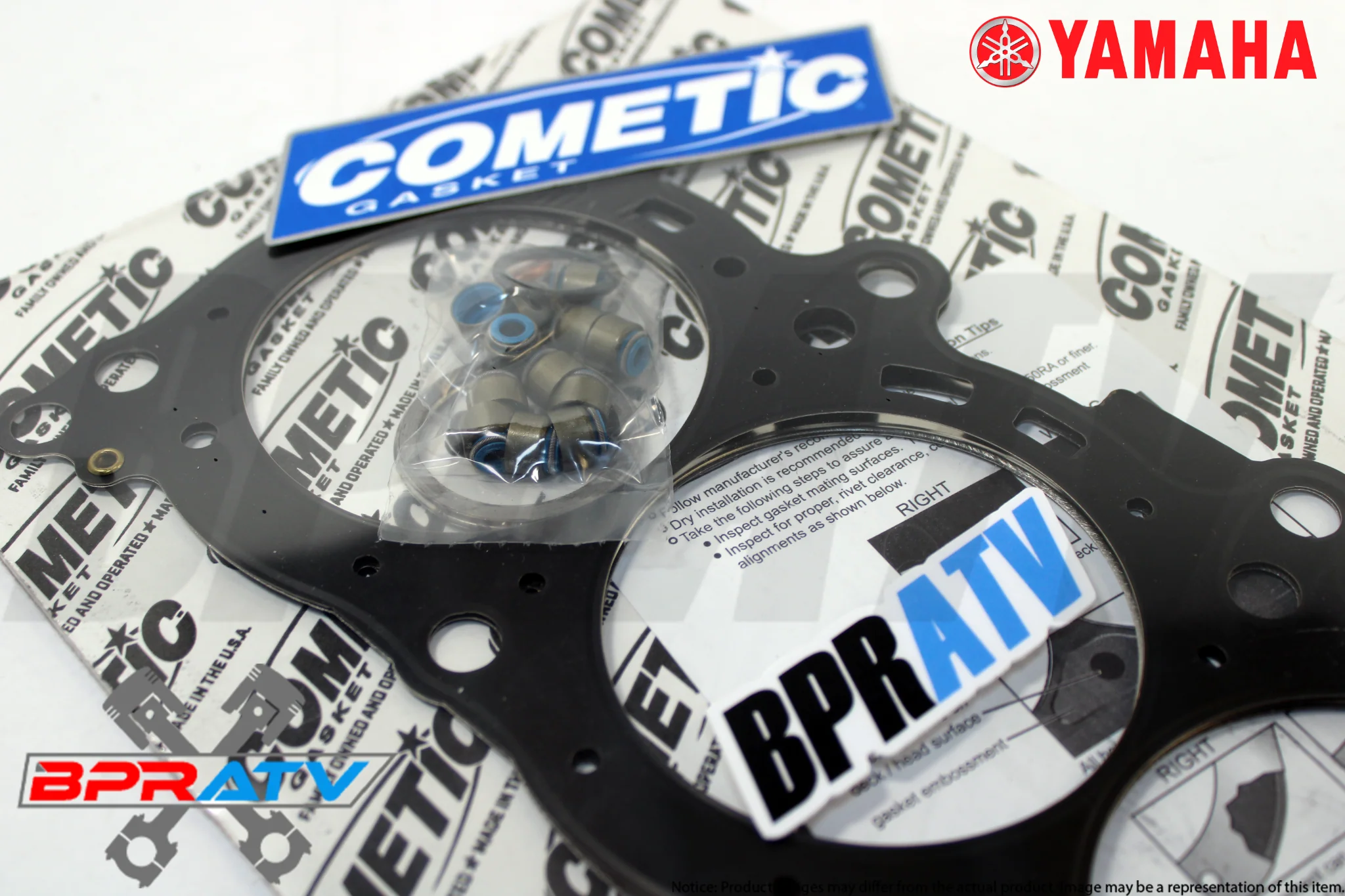 Yamaha YXZ1000R 16+ Cometic Top End Gasket Kit Std Bore 80mm (82.5mm) w/ Seals - Image 4