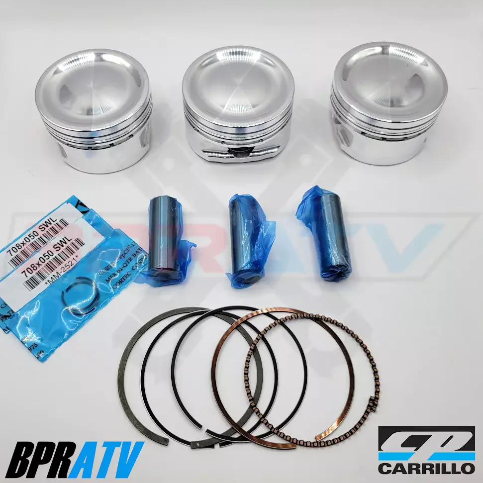 Yamaha YXZ1000R Stock Bore Turbo Conversion CP Pistons Kit 80mm 10.5 Compression - Image 14