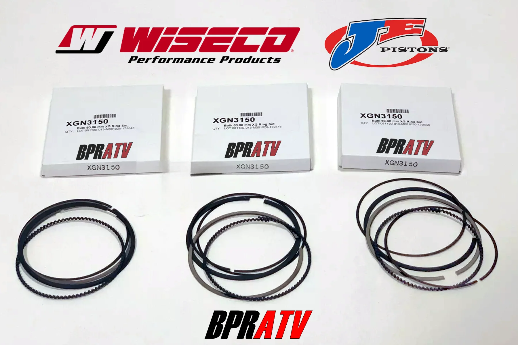Yamaha YXZ1000R YXZ 1000R 80mm 9.5:1 JE Pistons Set Cometic Top End Rebuild Kit - Image 12