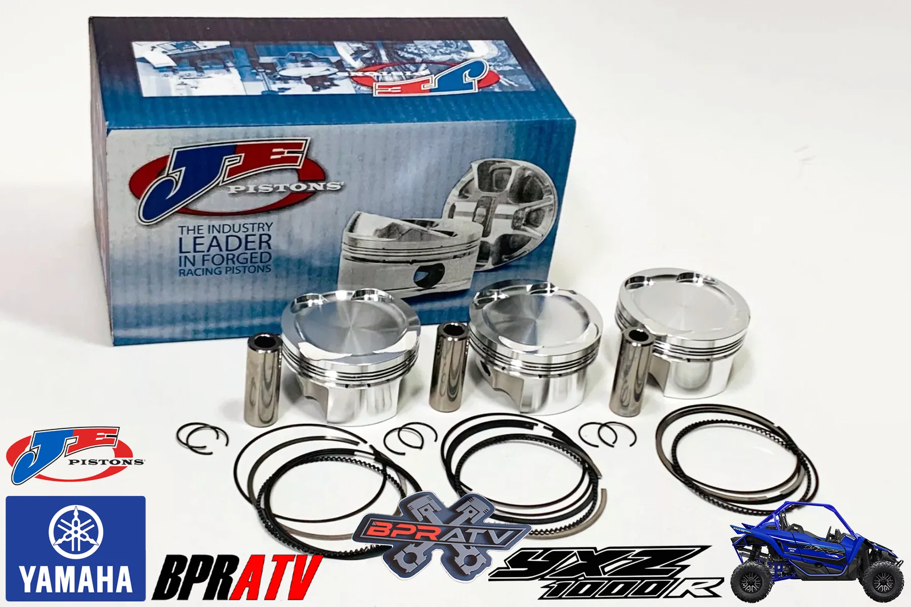 Yamaha YXZ1000R YXZ 1000R 80mm 9.5:1 JE Pistons Set Cometic Top End Rebuild Kit - Image 2
