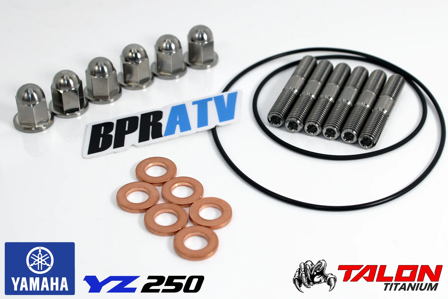 Yamaha YZ250 1999-2025 BPRATV Cylinder Head Engine Top End Titanium Head Studs - Image 5
