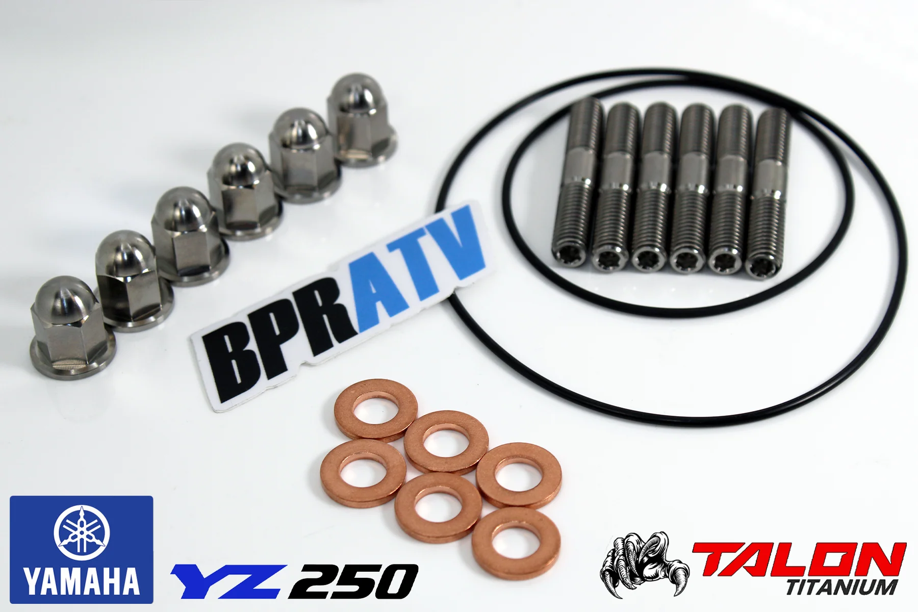 Yamaha YZ250 2 Stroke TITANIUM Cylinder Head Replacement Upgrade Head Bolts Nuts - Image 3